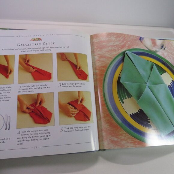 Napkin Folds Hardback 8x8" 64pgs - Picture 6 of 11